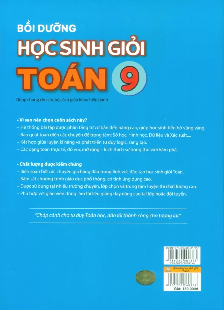 BỒI DƯỠNG HỌC SINH GIỎI TOÁN LỚP 9 (Dùng chung cho các bộ SGK hiện hành)